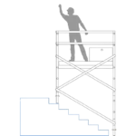 Stairwell Scaffolding